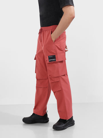 Men's Astro Dust Baggy Fit Textured Utility Cargo