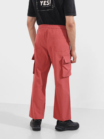 Men's Astro Dust Baggy Fit Textured Utility Cargo