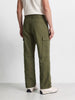 Men's Green Wide Leg Fit Printed Casual Cargos