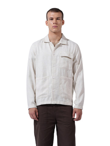 Men's Multicolor Regular Fit Textured Textured Shirt