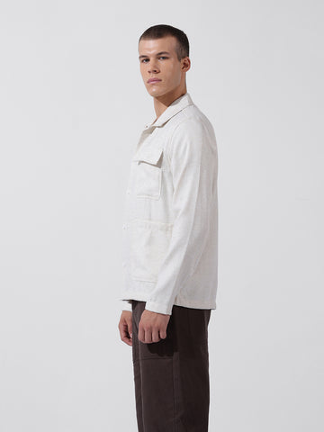 Men's Multicolor Regular Fit Textured Textured Shirt