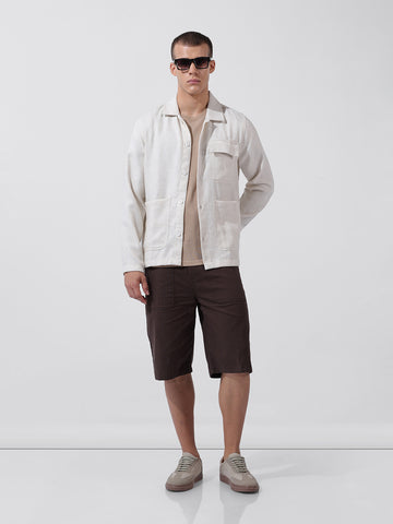 Men's Multicolor Regular Fit Textured Textured Shirt