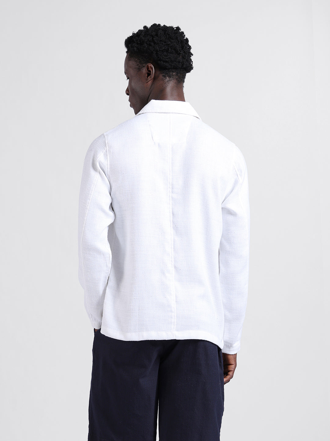 Men's Multicolor Regular Fit Textured Textured Shirt