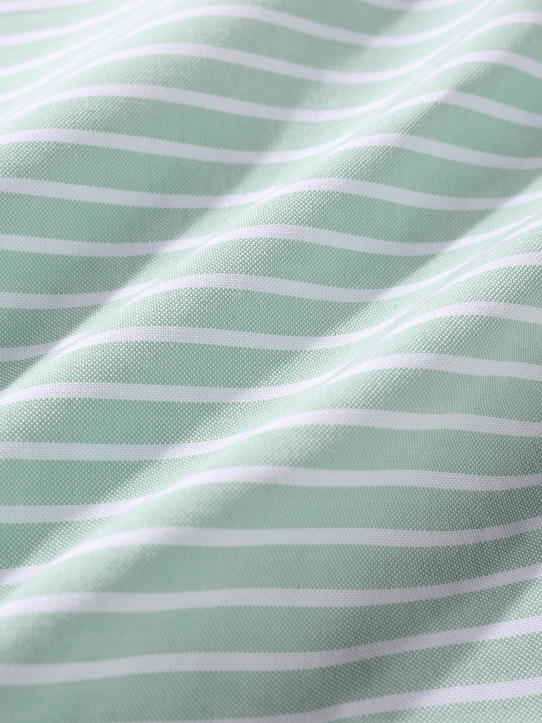 Men's Green Slim Fit Striped Striped Shirt