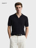 Men's Black Slim Fit Solid Casual T-Shirt