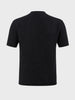 Men's Black Slim Fit Solid Casual T-Shirt