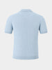Men's Blue Slim Fit Solid Casual T-Shirt