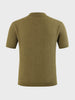 Men's Green Slim Fit Solid Casual Polo T-Shirts