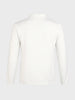 Men's White Slim Fit Graphic Printed Casual Polo T-Shirt