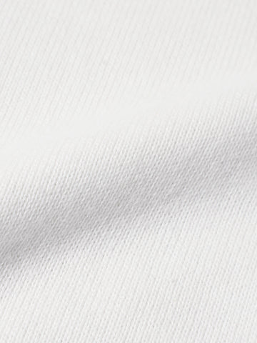 Men's White Slim Fit Graphic Printed Casual Polo T-Shirt