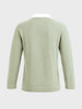 Men's Green Slim Fit Solid Casual Polos T-Shirt