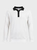 Men's White Slim Fit Solid Casual Polos T-Shirt