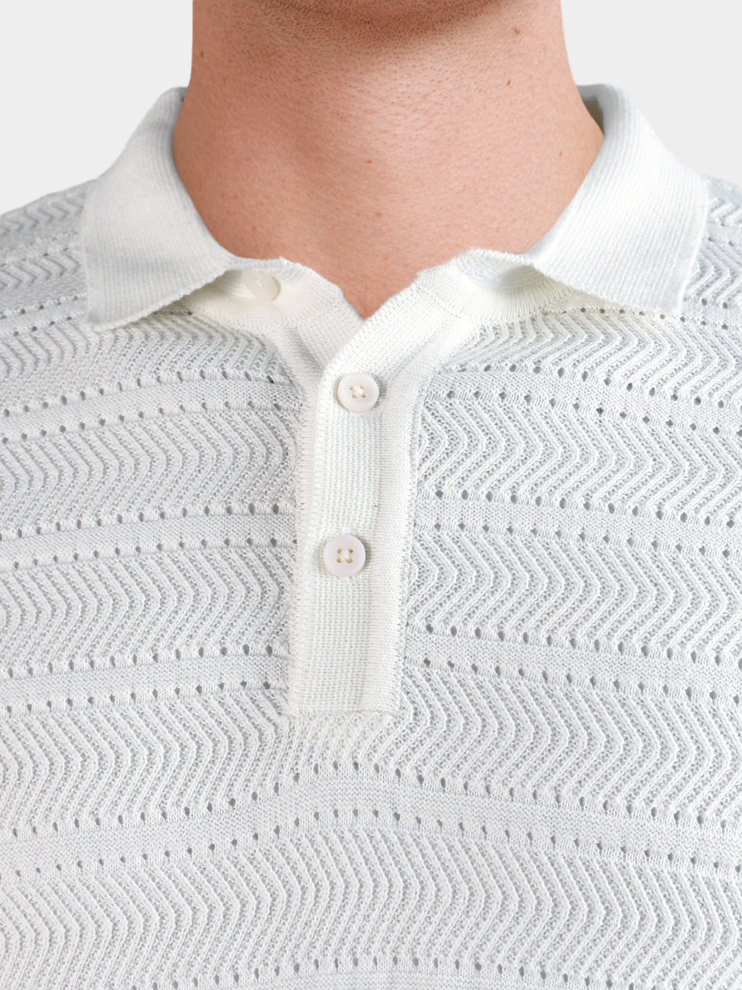 Men's White Slim Fit Solid Casual T-Shirt