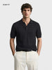 Men's Black Slim Fit Solid Casual T-Shirt