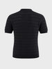 Men's Black Slim Fit Solid Casual T-Shirt