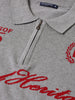 Men's Grey Slim Fit Solid Casual Polo T-Shirt