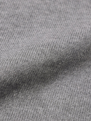 Men's Grey Slim Fit Solid Casual Polo T-Shirt