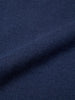 Men's Navy Blue Slim Fit Solid Flat Knit Polo T-Shirt