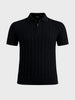 Men's Black Slim Fit Solid Casual T-Shirt