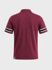 Men's Maroon Slim Fit Solid Casual T-Shirt