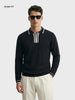 Men's Black Slim Fit Solid Casual T-Shirt
