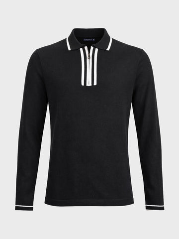 Men's Black Slim Fit Solid Casual T-Shirt