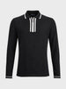 Men's Black Slim Fit Solid Casual T-Shirt