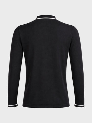 Men's Black Slim Fit Solid Casual T-Shirt