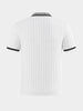 Men's Cream Slim Fit Solid Casual Polo T-Shirt