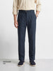 Men's Grey Regular Fit Solid Casual Trousers