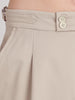 Men's Beige Regular Fit Solid Casual Trousers