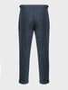 Men's Grey Regular Fit Solid Casual Trousers