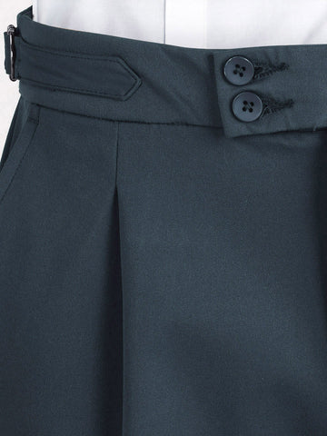 Men's Grey Regular Fit Solid Casual Trousers