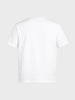 Men's White Relaxed Fit Graphic Printed Casual T-Shirt