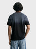 Men's Black Relaxed Fit Printed Casual T-Shirt