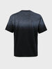Men's Black Relaxed Fit Printed Casual T-Shirt
