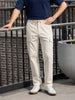 Men's White Relaxed Fit Solid Utility Joggers