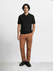 Men's Brown Relaxed Fit Solid Utility Joggers