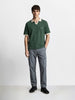 Men's Grey Relaxed Fit Solid Utility Joggers