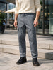 Men's Grey Relaxed Fit Solid Utility Joggers