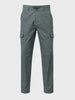 Men's Olive Relaxed Fit Solid Utility Joggers