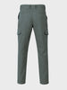 Men's Olive Relaxed Fit Solid Utility Joggers