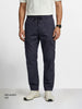 Men's Blue Relaxed Fit Solid Utility Joggers