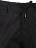 Men's Black Relaxed Fit Solid Utility Joggers