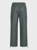 Men's Olive Relaxed Fit Solid Utility Joggers