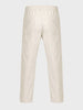 Men's Beige Relaxed Fit Solid Utility Joggers