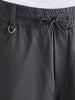 Men's Grey Relaxed Fit Solid Utility Joggers