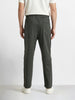 Men's Green Relaxed Fit Solid Utility Joggers