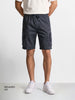 Men's Grey Relaxed Fit Solid Utility Shorts