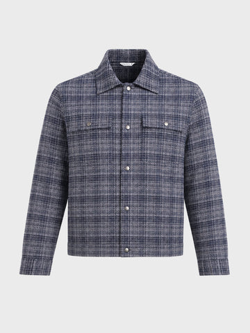 Men's Black Regular Fit Graphic Printed Retro Wear Jacket